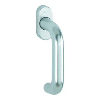 HOPPE DK-Fenstergriff Paris 038/U30 mit ovaler Rosette VK7x37,F1 eloxiert