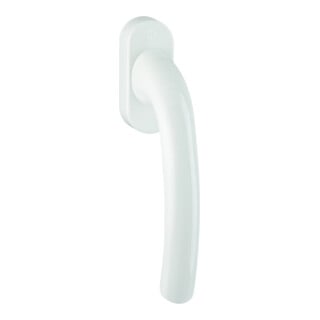 HOPPE DK-Fenstergriff Tôkyô 0710/U26 mit ovaler Rosette VK7x32,F9016 beschichtet