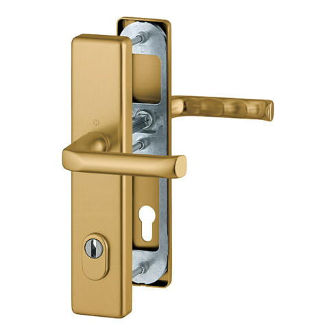 HOPPE Drückergarnitur Langschild London 113/2222ZA/2210 PZ E92 couleur bronze