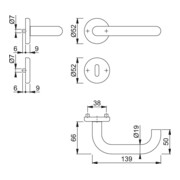 Hoppe E1388Z/17KV/17KVS Baden OB F69-3