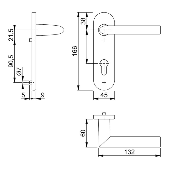 HOPPE E58/42KV/42KVS/1400Z PZ