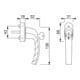 HOPPE Fenstergriff Atlanta 0530S/US952 Alu.F9016/blanc trafic 32-42mm verrouillable-3