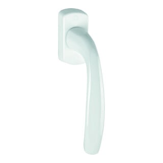 Hoppe Fenstergriff New York 0810/U10 Aluminium F9016 / verkehrsweiß 35 mm Standard