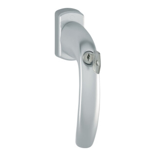 Hoppe Fenstergriff NY 0810S/U10 Alu.F9016 32mm abschl.