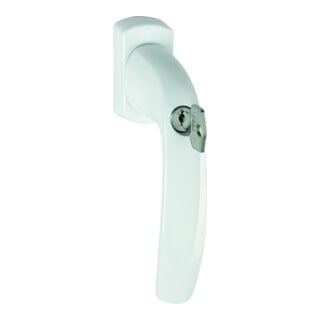 Hoppe Fenstergriff NY 0810S/U10 Alu.F9016 35mm abschl.