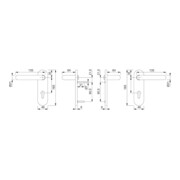 HOPPE FH-DRG,Kurzschild Paris FS-K138/353K PZ,9/72,oval tiefschwarz,AP-2