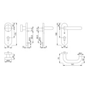 HOPPE FH-SI-WSG,Paris FS-58/3331K/353K-1/138F oval,PZ E72,F1 elox.-2