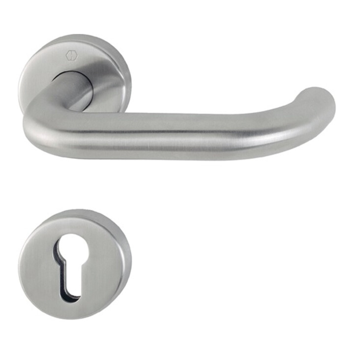 Hoppe Fire-Protection-Pushergrt. Paris FS-E138F/42/42/42S Classe 4 PZ/Blind VK 9mm Rosette