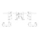 Hoppe FS-Fitting Paris FS-E138/353KH AP VA VA F69 D/D f.TS 40-65mm PZ DIN L/R-4