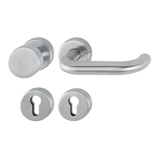 Hoppe FS-Fitting Paris FS-E58/42H/42HS/138 VA F69 D/K f.TS 40-65mm PZ DIN L/R