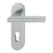 Hoppe FS-Garnitur Ams.FS-E1400/353KH VA F69 D/D f.TS 40-65mm PZ DIN L/R