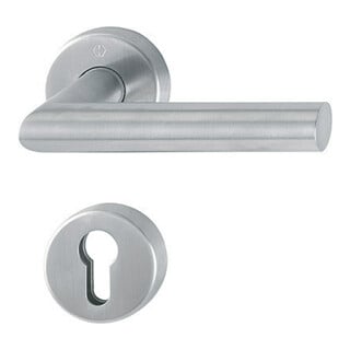 Hoppe FS-Garnitur Ams.FS-E1400/42H/42HS VA F69 D/D f.TS 40-65mm PZ DIN L/R