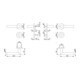 Hoppe FS-Garnitur Ams.FS-E1400/42H/42HS VA F69 D/D f.TS 40-65mm PZ DIN L/R-3