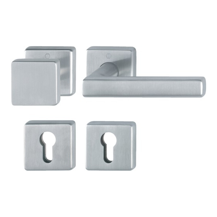 Hoppe FS-Garnitur Dallas FS-E43L/52/52S/1643 VA F69 D/K f.TS 40-65mm PZ DIN L/R