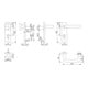 Hoppe FS-Garnitur Paris FS-E58/353KH/138 VA F69 D/K f.TS 40-65mm PZ DIN L/R-4