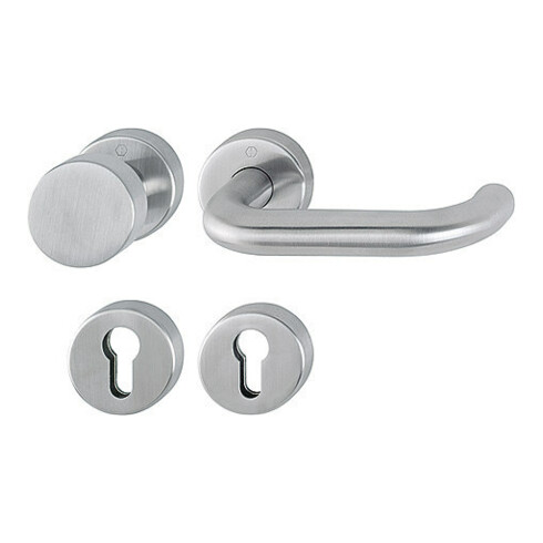 Hoppe FS-Garnitur Paris FS-E58/42H/42HS/138 VA F69 D/K f.TS 40-65mm PZ DIN L/R