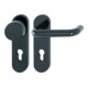 Hoppe FS-Garnitur Paris FS-K58/353K/138 Ku.F9005 D/K f.TS 40-66mm PZ DIN L/R-1