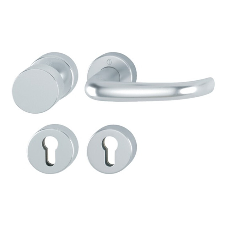 Hoppe FS-Garnitur San Fran.FS-E58/42H/42HS/1301 VA F69 D/K f.TS 40-65mm PZ DIN L/R