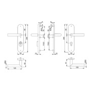 Hoppe FS-Schutzgrt.Ams.FS-E1400F/3332ZA/33310 VA F69 D/D f.TS 42-47mm PZ DIN L/R-3