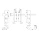 Hoppe FS-Schutzgrt.Paris FS-E138F/3331/3310 VA F69 D/D f.TS 42-47mm PZ DIN L/R-4