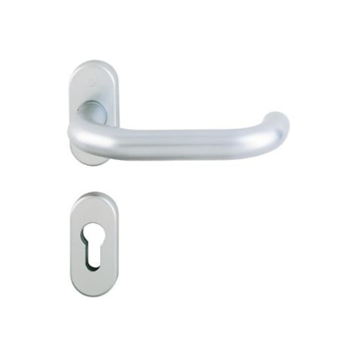 Hoppe FS set Paris FS-138GF/55/55/55S Alu.F1-2 D/D f.TS 55-75mm PZ DIN L/R