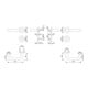Hoppe FS set Paris FS-E138/42H/42HS AP VA VA F69 D/D f.TS 40-65mm PZ DIN L/R-3