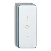 HOPPE FT Rosace de recouvrement carrée, RH12, U34SV, cache coulissant anodisé naturel