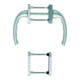 HOPPE FTT Garniture de poignée PZ, Tôkyô 0710RH/66N TS 63-68, N 12 ALU couleur naturelle-1