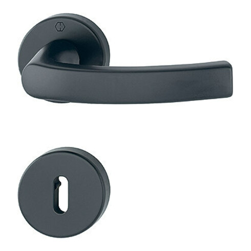 HOPPE Garniture à rosace 199/42KB/42KBS, F9714M,OB,37-47