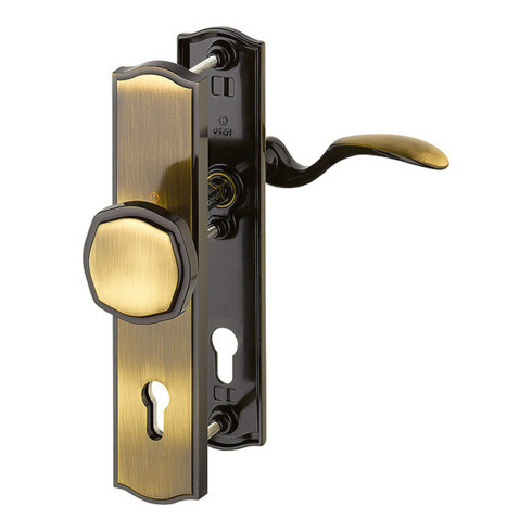HOPPE Garniture de changement de protection HT Plaque longue, PZ, 10/92, Meran M57/371A/370/112SH DR, brunie