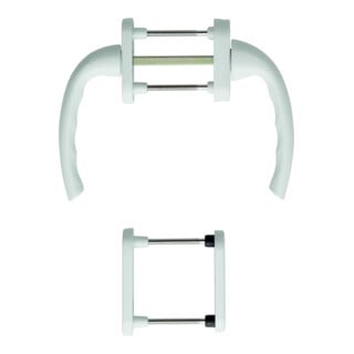 HOPPE Garniture de poignée FTT PZ Tôkyô 0710RH/66N/U26/0710 TS 68-73, N 12, ALU F9016