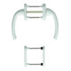 HOPPE Garniture de poignée FTT PZ Tôkyô 0710RH/66N/U26/0710 TS 68-73, N 12, ALU F9016-1