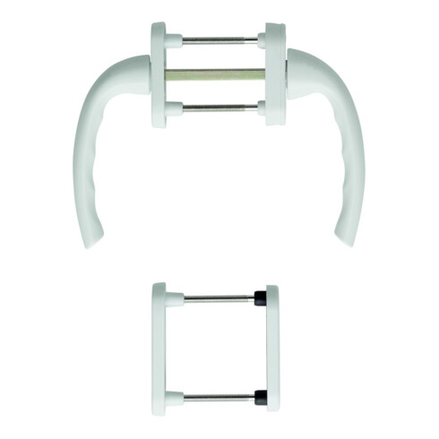 HOPPE Garniture de poignée FTT PZ Tôkyô 0710RH/66N/U26/0710 TS 68-73, N 12, ALU F9016