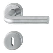 HOPPE Garniture de poignée OT avec rosaces, ronde, Bonn E150/42H/42HKVS, VK8, inox mat