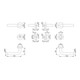 HOPPE Garniture de poignée OT avec rosaces, ronds, Bonn E150/42H/42HKVS, VK8, WC/S acier inox mat-3