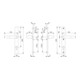 HOPPE Garniture de poignée PT Plaque étroite, ovale, Tôkyô 1710RH/3346, PZ, 8/92 F9016, TS 67-72-2