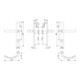 HOPPE Garniture de poignée PT RR, ov., Luxembourg 1500/3357N, PZ, 8/92 F1-2, TS 67-72-4
