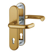 HOPPE Garniture de porte à plaque longue HT-Schutz Paris 138/3331/3310,PZ,E92 bronze
