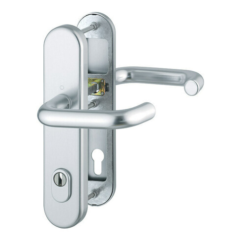 HOPPE Garniture de porte à plaque longue HT-Schutz Paris 138/3332ZA/3310,PZ,E92 couleur naturelle