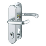 HOPPE Garniture de porte à plaque longue HT-Schutz Paris 138/3332ZA/3310,PZ,E92 couleur naturelle