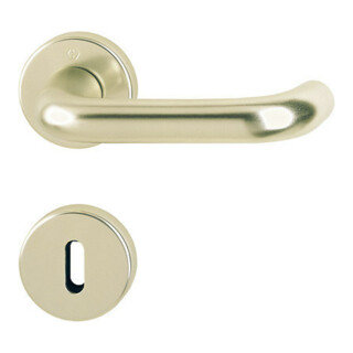 HOPPE Garniture de porte avec rosaces, rondes, Paris 138L/42KV/42KVS, VK8, BB couleur nickel neuf
