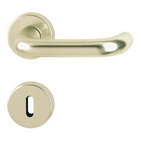 HOPPE Garniture de porte avec rosaces, rondes, Paris 138L/42KV/42KVS, VK8, BB couleur nickel neuf