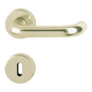HOPPE Garniture de porte avec rosaces, rondes, Paris 138L/42KV/42KVS, VK8, BB couleur nickel neuf