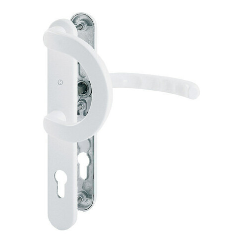 HOPPE Garniture de porte PT, étroite ov., PZ, VK8, E92, Luxemb. 513G/3357N/1500 F9016, TS 72-77