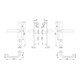 HOPPE Garniture de porte PT, ovale, Liverpool 1313G/3357N, PZ, 8/92 F1-2, TS 67-72-4