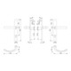 HOPPE Garniture de porte PT, RR, ov., Luxembourg 1500/3357N, PZ, 8/92 F1-2, TS 57-62-2