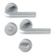 HOPPE Garniture de porte ZT avec rosaces, rd, Bonn E150Z/42KV/42KVS, VK8, WC/S acier inoxydable mat-1