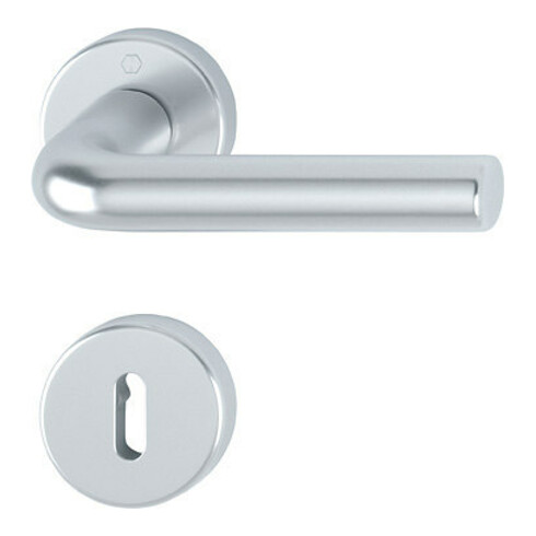 HOPPE Garniture de porte ZT avec rosaces, rond, Bonn 150/42KV/42KVS, VK8, BB couleur naturelle