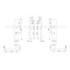 Hoppe Garniture de protection Ams.1400/3332ZA/3310 Alu.F1 72 mm 42-47 mm-2