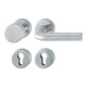 HOPPE Garniture interchangeable avec rosaces, rd, Bonn E58/42H/42HKVS/150 PZ, VK8, acier inox mat-1